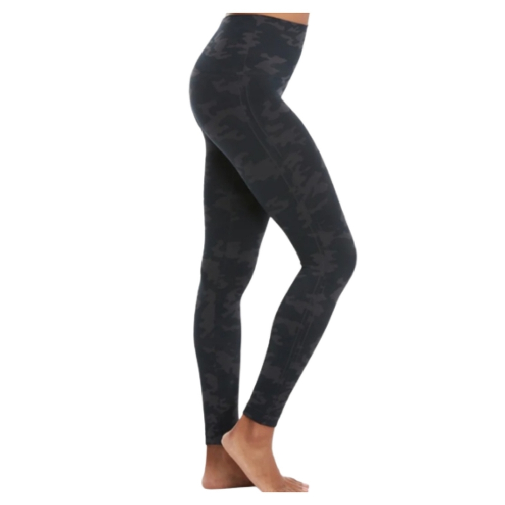 Spanx Camo Camouflage Seamless Stretch Leggings Tights Size Small